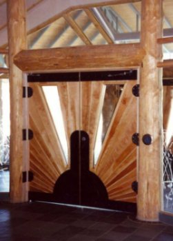 swing door - wooden